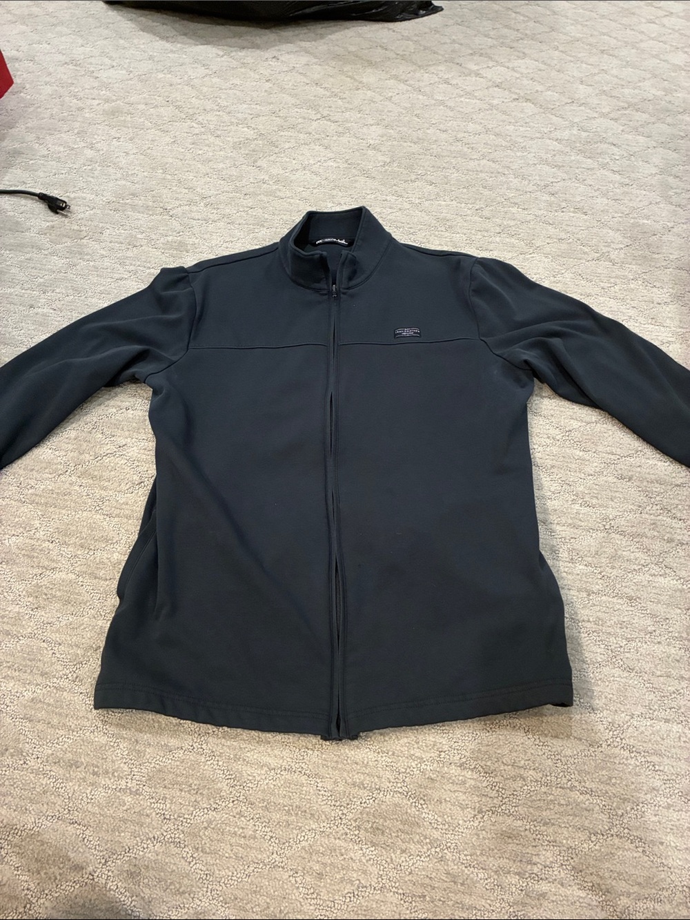 Travis Mathew Black Full-Zip Performance Jacket